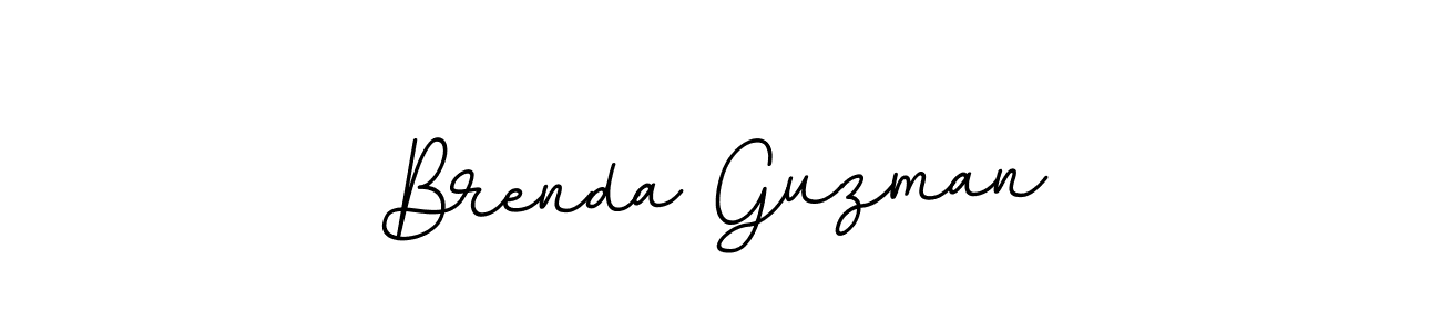 Create a beautiful signature design for name Brenda Guzman. With this signature (BallpointsItalic-DORy9) fonts, you can make a handwritten signature for free. Brenda Guzman signature style 11 images and pictures png
