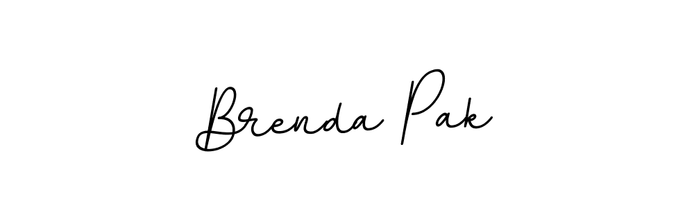 if you are searching for the best signature style for your name Brenda Pak. so please give up your signature search. here we have designed multiple signature styles  using BallpointsItalic-DORy9. Brenda Pak signature style 11 images and pictures png