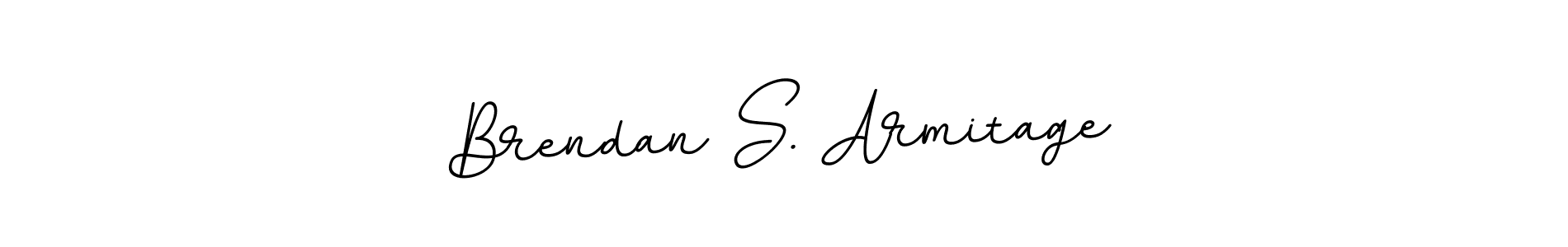 Create a beautiful signature design for name Brendan S. Armitage. With this signature (BallpointsItalic-DORy9) fonts, you can make a handwritten signature for free. Brendan S. Armitage signature style 11 images and pictures png