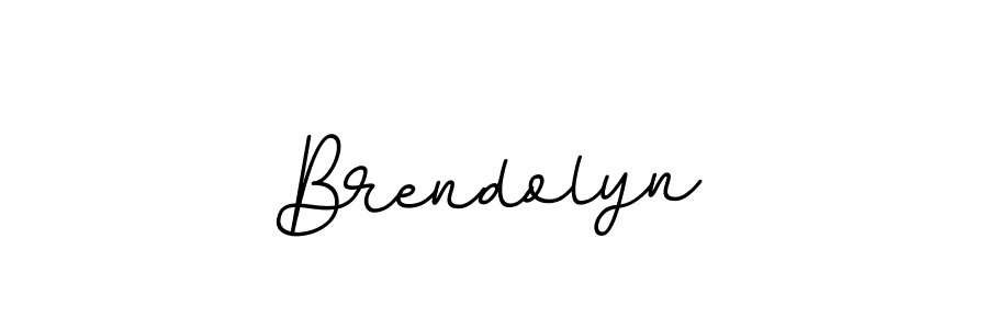 Brendolyn stylish signature style. Best Handwritten Sign (BallpointsItalic-DORy9) for my name. Handwritten Signature Collection Ideas for my name Brendolyn. Brendolyn signature style 11 images and pictures png