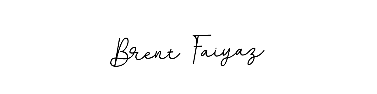 Make a beautiful signature design for name Brent Faiyaz. With this signature (BallpointsItalic-DORy9) style, you can create a handwritten signature for free. Brent Faiyaz signature style 11 images and pictures png