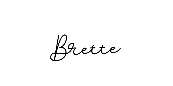 This is the best signature style for the Brette name. Also you like these signature font (BallpointsItalic-DORy9). Mix name signature. Brette signature style 11 images and pictures png