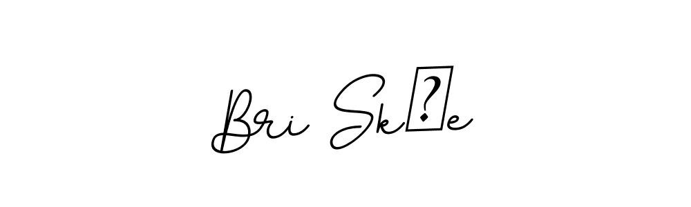 How to make Bri Sk—e name signature. Use BallpointsItalic-DORy9 style for creating short signs online. This is the latest handwritten sign. Bri Sk—e signature style 11 images and pictures png