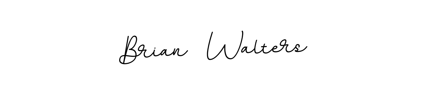 You should practise on your own different ways (BallpointsItalic-DORy9) to write your name (Brian  Walters) in signature. don't let someone else do it for you. Brian  Walters signature style 11 images and pictures png