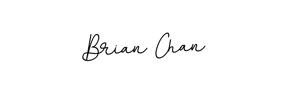You should practise on your own different ways (BallpointsItalic-DORy9) to write your name (Brian Chan) in signature. don't let someone else do it for you. Brian Chan signature style 11 images and pictures png