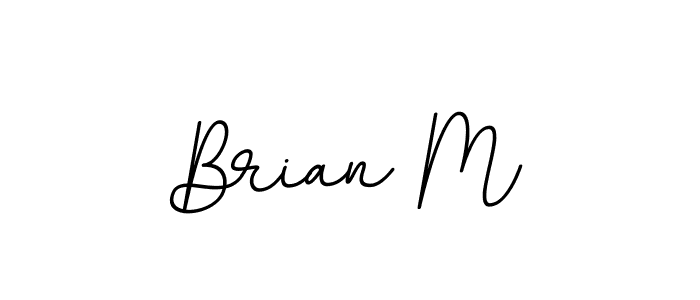 Make a beautiful signature design for name Brian M. Use this online signature maker to create a handwritten signature for free. Brian M signature style 11 images and pictures png