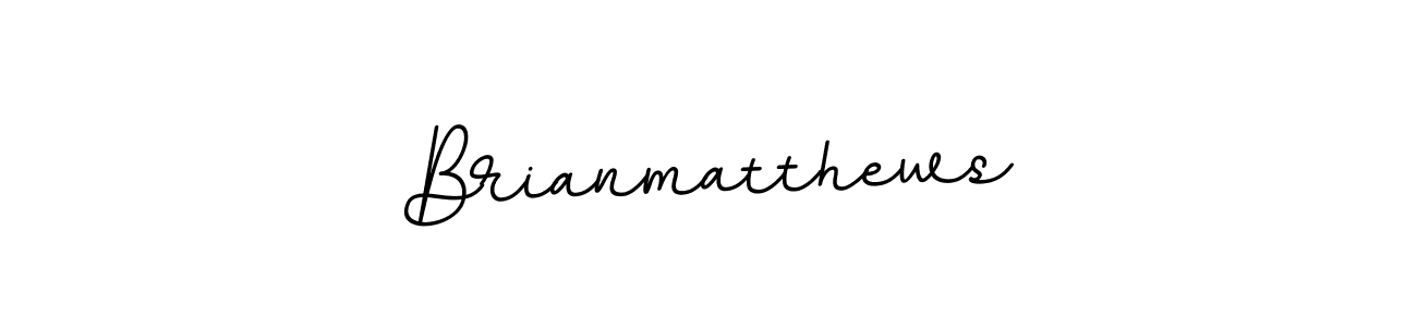 Create a beautiful signature design for name Brianmatthews. With this signature (BallpointsItalic-DORy9) fonts, you can make a handwritten signature for free. Brianmatthews signature style 11 images and pictures png