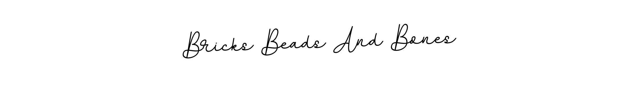Similarly BallpointsItalic-DORy9 is the best handwritten signature design. Signature creator online .You can use it as an online autograph creator for name Bricks Beads And Bones. Bricks Beads And Bones signature style 11 images and pictures png