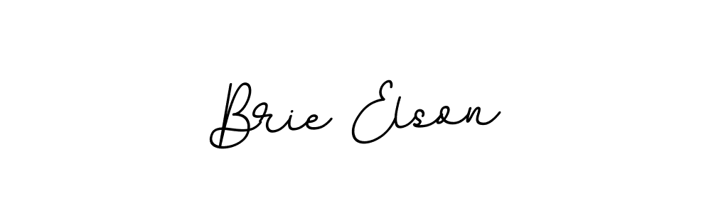 You should practise on your own different ways (BallpointsItalic-DORy9) to write your name (Brie Elson) in signature. don't let someone else do it for you. Brie Elson signature style 11 images and pictures png