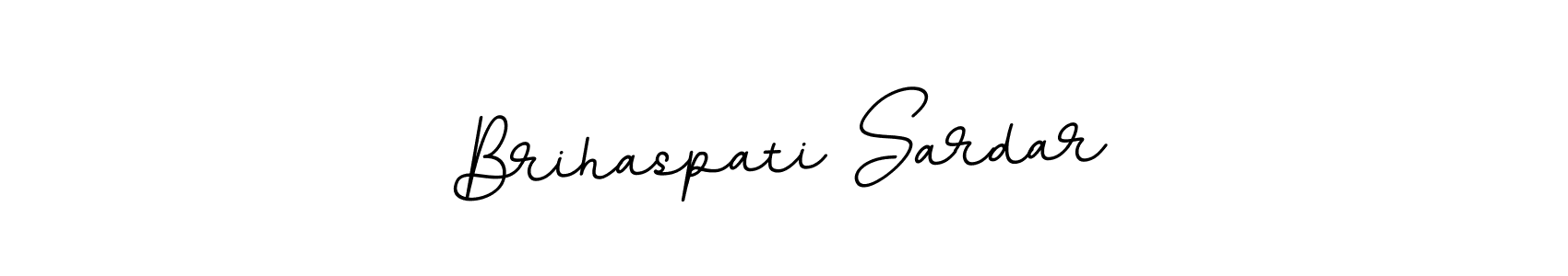The best way (BallpointsItalic-DORy9) to make a short signature is to pick only two or three words in your name. The name Brihaspati Sardar include a total of six letters. For converting this name. Brihaspati Sardar signature style 11 images and pictures png