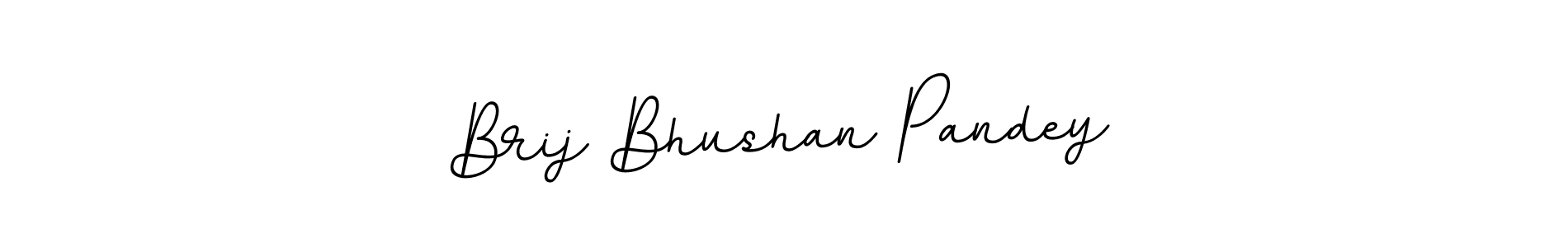 Make a beautiful signature design for name Brij Bhushan Pandey. With this signature (BallpointsItalic-DORy9) style, you can create a handwritten signature for free. Brij Bhushan Pandey signature style 11 images and pictures png