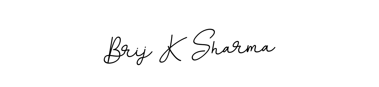 Make a beautiful signature design for name Brij K Sharma. Use this online signature maker to create a handwritten signature for free. Brij K Sharma signature style 11 images and pictures png