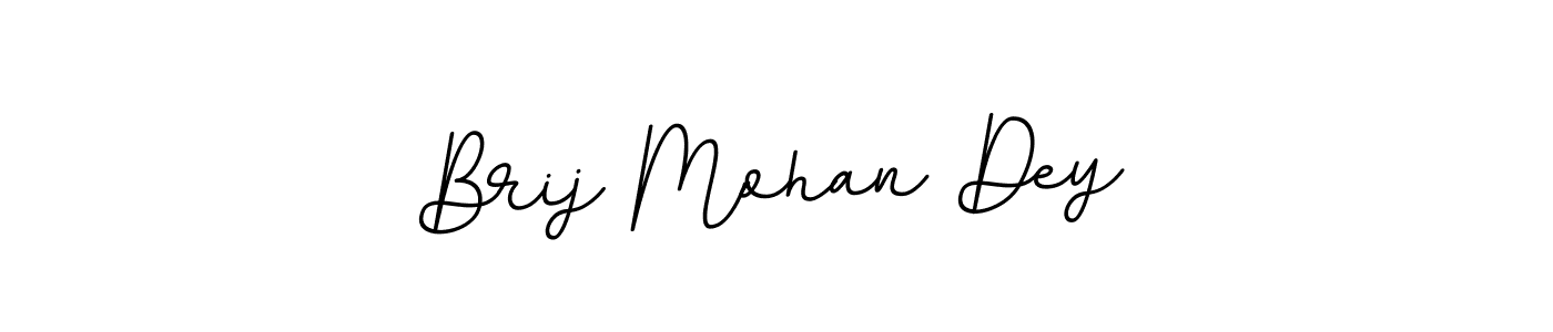 Make a beautiful signature design for name Brij Mohan Dey. With this signature (BallpointsItalic-DORy9) style, you can create a handwritten signature for free. Brij Mohan Dey signature style 11 images and pictures png