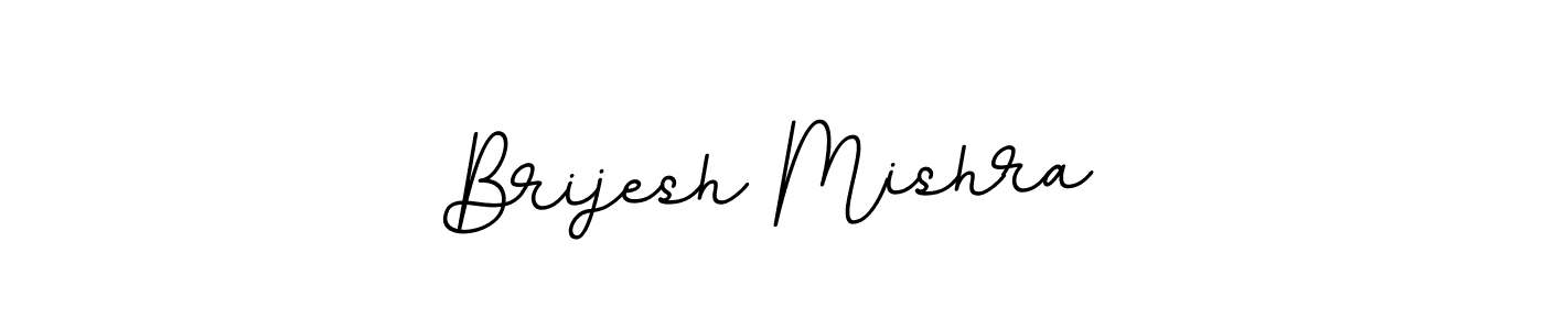 The best way (BallpointsItalic-DORy9) to make a short signature is to pick only two or three words in your name. The name Brijesh Mishra include a total of six letters. For converting this name. Brijesh Mishra signature style 11 images and pictures png