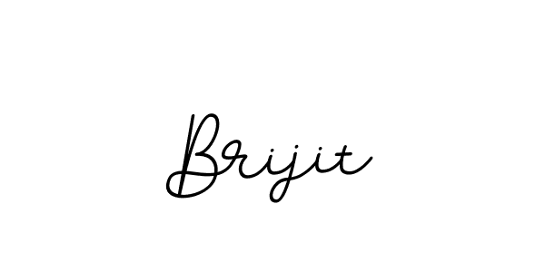 The best way (BallpointsItalic-DORy9) to make a short signature is to pick only two or three words in your name. The name Brijit include a total of six letters. For converting this name. Brijit signature style 11 images and pictures png