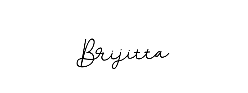 Brijitta stylish signature style. Best Handwritten Sign (BallpointsItalic-DORy9) for my name. Handwritten Signature Collection Ideas for my name Brijitta. Brijitta signature style 11 images and pictures png