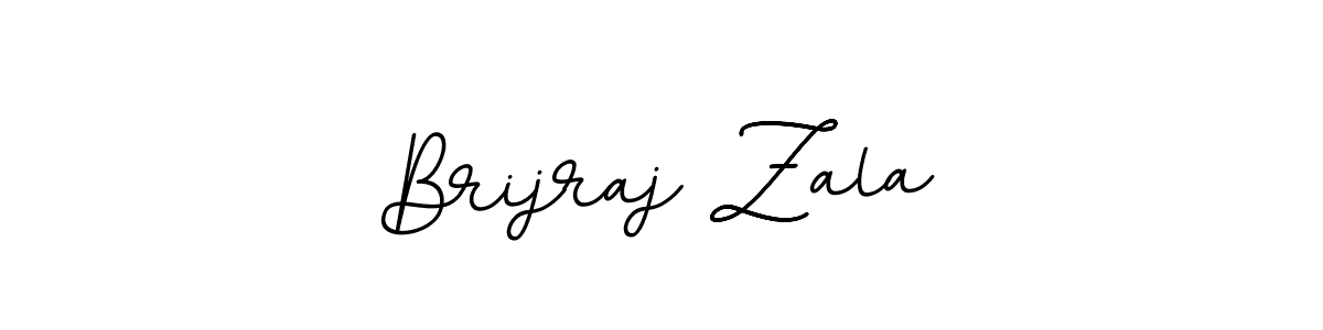 This is the best signature style for the Brijraj Zala name. Also you like these signature font (BallpointsItalic-DORy9). Mix name signature. Brijraj Zala signature style 11 images and pictures png