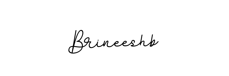 if you are searching for the best signature style for your name Brineeshb. so please give up your signature search. here we have designed multiple signature styles  using BallpointsItalic-DORy9. Brineeshb signature style 11 images and pictures png