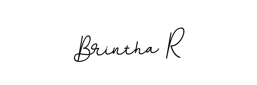 This is the best signature style for the Brintha R name. Also you like these signature font (BallpointsItalic-DORy9). Mix name signature. Brintha R signature style 11 images and pictures png