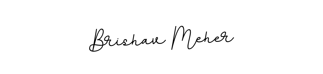 BallpointsItalic-DORy9 is a professional signature style that is perfect for those who want to add a touch of class to their signature. It is also a great choice for those who want to make their signature more unique. Get Brishav Meher name to fancy signature for free. Brishav Meher signature style 11 images and pictures png
