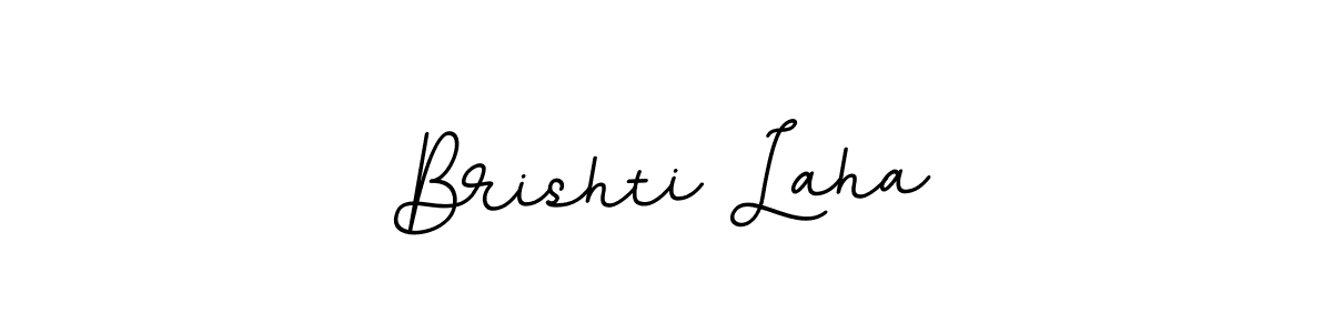 Make a beautiful signature design for name Brishti Laha. Use this online signature maker to create a handwritten signature for free. Brishti Laha signature style 11 images and pictures png