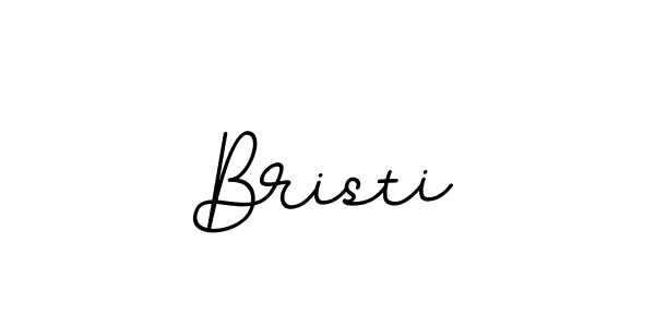 Create a beautiful signature design for name Bristi. With this signature (BallpointsItalic-DORy9) fonts, you can make a handwritten signature for free. Bristi signature style 11 images and pictures png