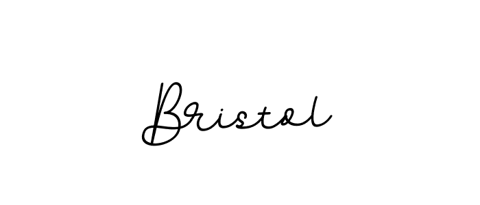 Use a signature maker to create a handwritten signature online. With this signature software, you can design (BallpointsItalic-DORy9) your own signature for name Bristol. Bristol signature style 11 images and pictures png