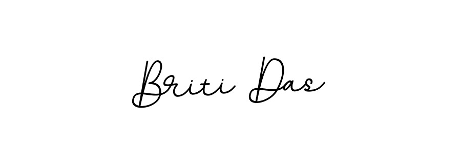 You should practise on your own different ways (BallpointsItalic-DORy9) to write your name (Briti Das) in signature. don't let someone else do it for you. Briti Das signature style 11 images and pictures png