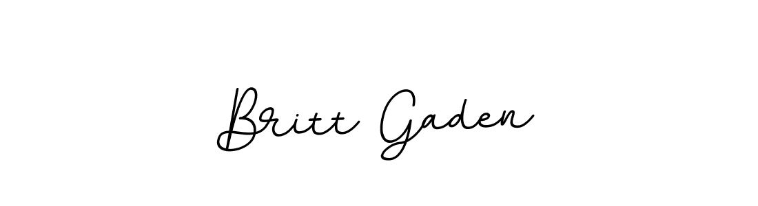 Create a beautiful signature design for name Britt Gaden. With this signature (BallpointsItalic-DORy9) fonts, you can make a handwritten signature for free. Britt Gaden signature style 11 images and pictures png