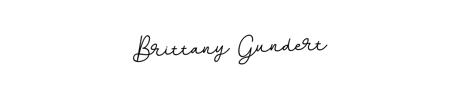 Make a beautiful signature design for name Brittany Gundert. With this signature (BallpointsItalic-DORy9) style, you can create a handwritten signature for free. Brittany Gundert signature style 11 images and pictures png