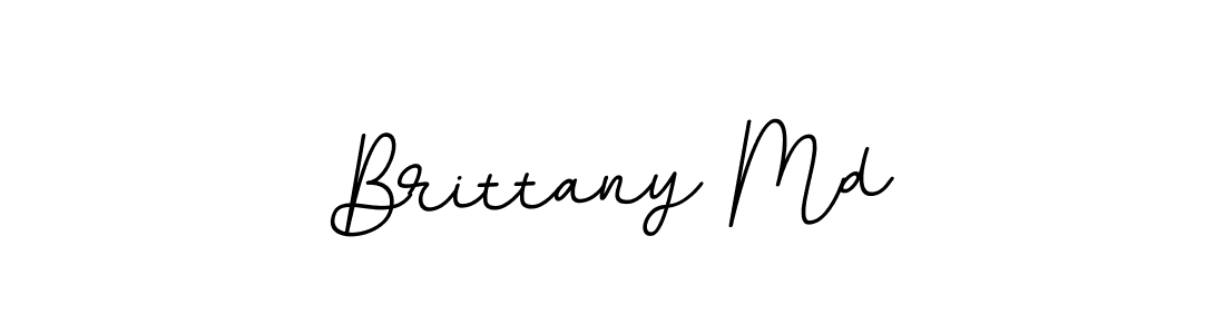 Brittany Md stylish signature style. Best Handwritten Sign (BallpointsItalic-DORy9) for my name. Handwritten Signature Collection Ideas for my name Brittany Md. Brittany Md signature style 11 images and pictures png