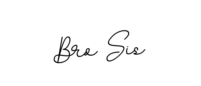 Bro Sis stylish signature style. Best Handwritten Sign (BallpointsItalic-DORy9) for my name. Handwritten Signature Collection Ideas for my name Bro Sis. Bro Sis signature style 11 images and pictures png