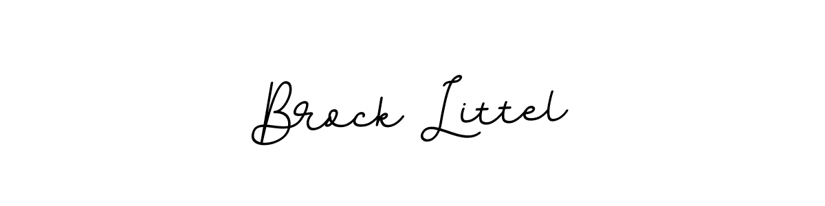 You should practise on your own different ways (BallpointsItalic-DORy9) to write your name (Brock Littel) in signature. don't let someone else do it for you. Brock Littel signature style 11 images and pictures png