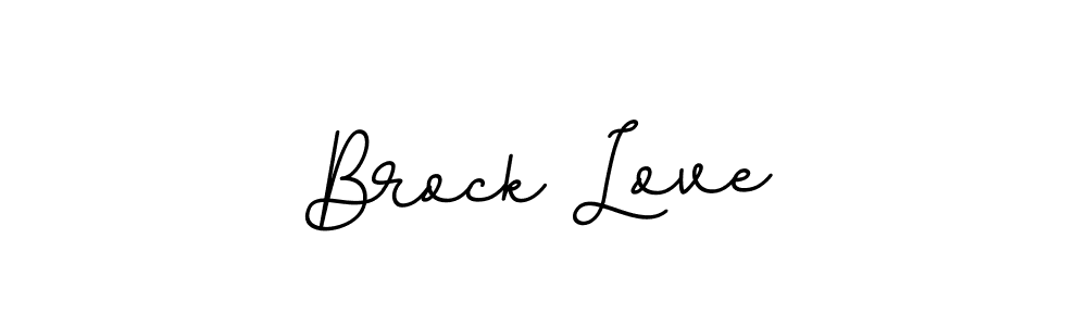 Design your own signature with our free online signature maker. With this signature software, you can create a handwritten (BallpointsItalic-DORy9) signature for name Brock Love. Brock Love signature style 11 images and pictures png