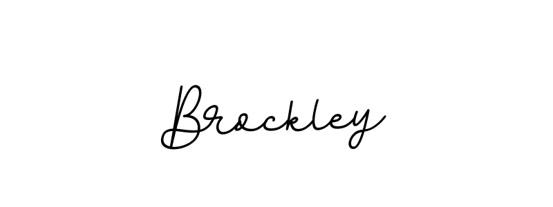 How to make Brockley name signature. Use BallpointsItalic-DORy9 style for creating short signs online. This is the latest handwritten sign. Brockley signature style 11 images and pictures png