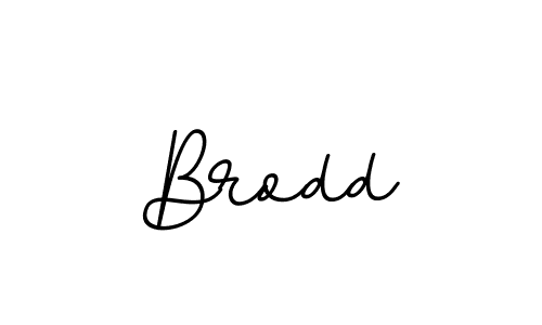 Create a beautiful signature design for name Brodd. With this signature (BallpointsItalic-DORy9) fonts, you can make a handwritten signature for free. Brodd signature style 11 images and pictures png