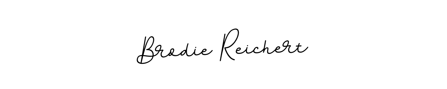 It looks lik you need a new signature style for name Brodie Reichert. Design unique handwritten (BallpointsItalic-DORy9) signature with our free signature maker in just a few clicks. Brodie Reichert signature style 11 images and pictures png