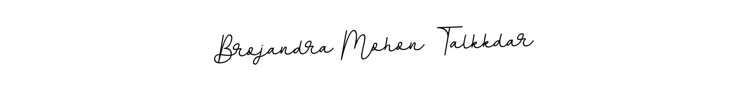 Make a beautiful signature design for name Brojandra Mohon Talkkdar. Use this online signature maker to create a handwritten signature for free. Brojandra Mohon Talkkdar signature style 11 images and pictures png