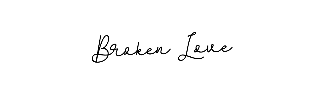 Here are the top 10 professional signature styles for the name Broken Love. These are the best autograph styles you can use for your name. Broken Love signature style 11 images and pictures png