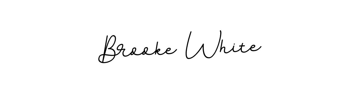 You should practise on your own different ways (BallpointsItalic-DORy9) to write your name (Brooke White) in signature. don't let someone else do it for you. Brooke White signature style 11 images and pictures png