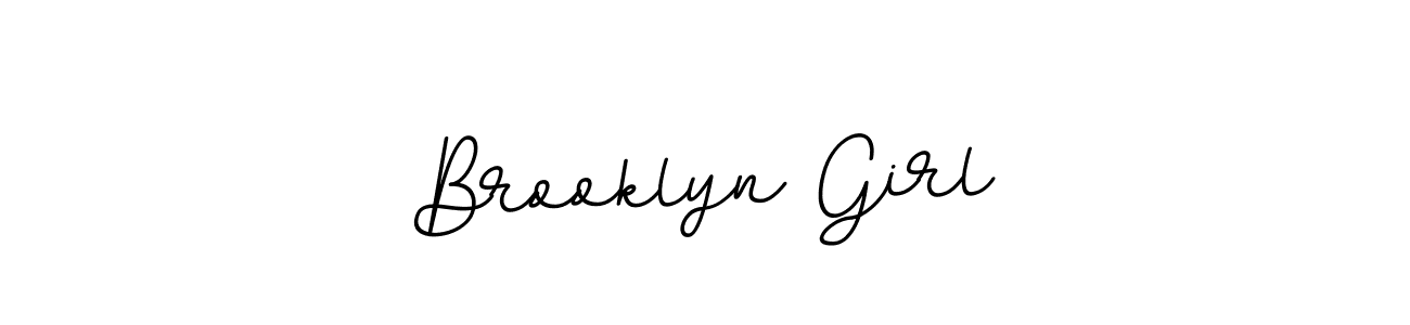 Make a beautiful signature design for name Brooklyn Girl. With this signature (BallpointsItalic-DORy9) style, you can create a handwritten signature for free. Brooklyn Girl signature style 11 images and pictures png