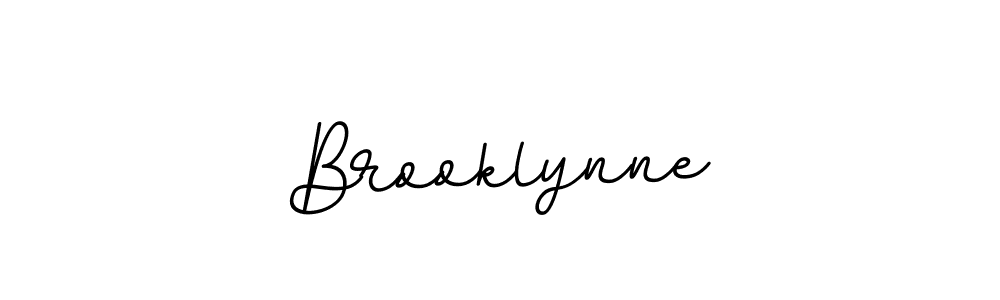 Create a beautiful signature design for name Brooklynne. With this signature (BallpointsItalic-DORy9) fonts, you can make a handwritten signature for free. Brooklynne signature style 11 images and pictures png