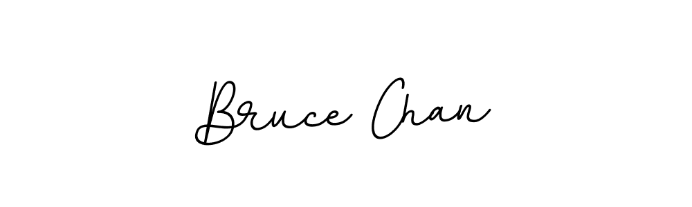 Create a beautiful signature design for name Bruce Chan. With this signature (BallpointsItalic-DORy9) fonts, you can make a handwritten signature for free. Bruce Chan signature style 11 images and pictures png