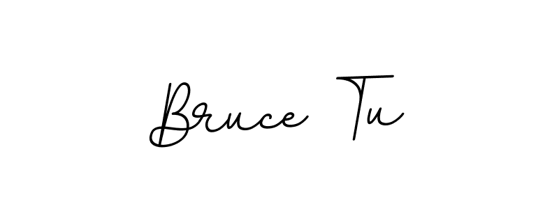 Bruce Tu stylish signature style. Best Handwritten Sign (BallpointsItalic-DORy9) for my name. Handwritten Signature Collection Ideas for my name Bruce Tu. Bruce Tu signature style 11 images and pictures png