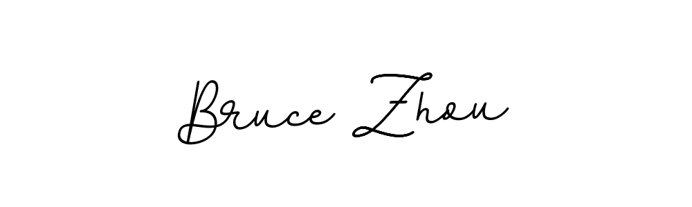 Also we have Bruce Zhou name is the best signature style. Create professional handwritten signature collection using BallpointsItalic-DORy9 autograph style. Bruce Zhou signature style 11 images and pictures png