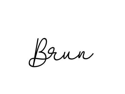 The best way (BallpointsItalic-DORy9) to make a short signature is to pick only two or three words in your name. The name Brun include a total of six letters. For converting this name. Brun signature style 11 images and pictures png