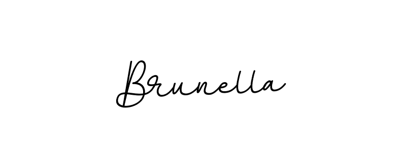 Brunella stylish signature style. Best Handwritten Sign (BallpointsItalic-DORy9) for my name. Handwritten Signature Collection Ideas for my name Brunella. Brunella signature style 11 images and pictures png