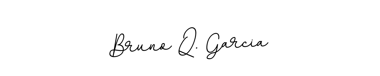 Also we have Bruno Q. Garcia name is the best signature style. Create professional handwritten signature collection using BallpointsItalic-DORy9 autograph style. Bruno Q. Garcia signature style 11 images and pictures png