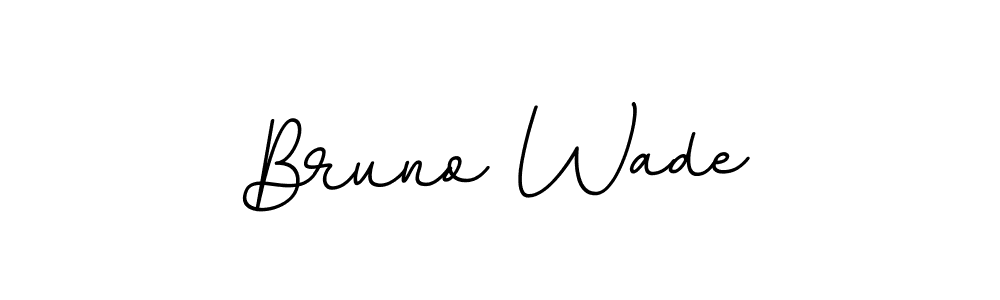 Here are the top 10 professional signature styles for the name Bruno Wade. These are the best autograph styles you can use for your name. Bruno Wade signature style 11 images and pictures png