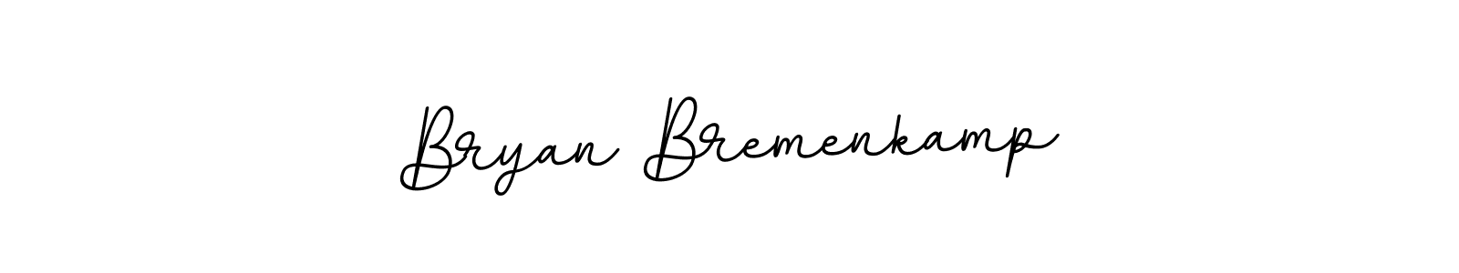 This is the best signature style for the Bryan Bremenkamp name. Also you like these signature font (BallpointsItalic-DORy9). Mix name signature. Bryan Bremenkamp signature style 11 images and pictures png